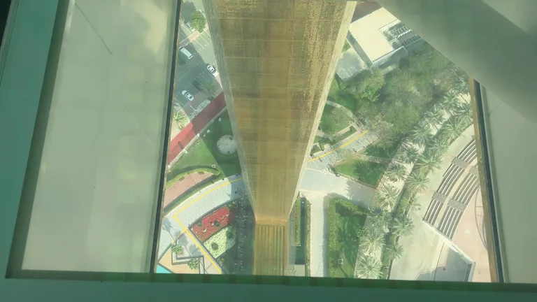 Вид на Дубайская рамка — маршрут по знаковым местам Дубая.