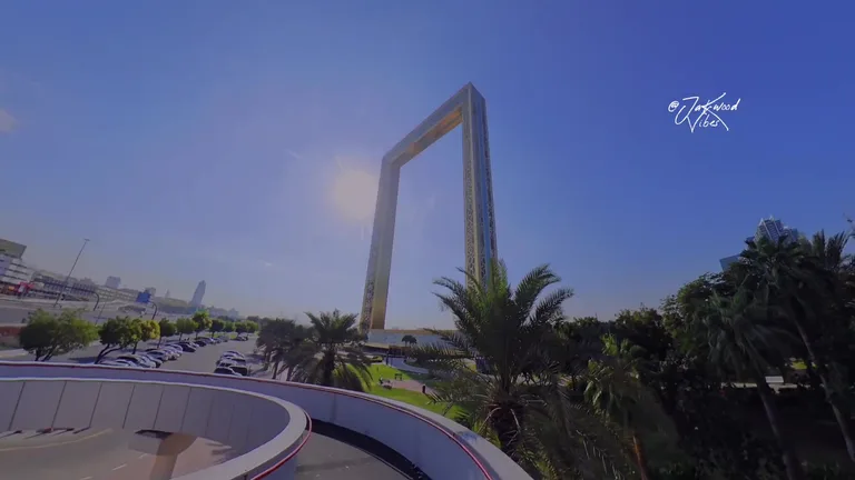 Вид на Забеел Паск — маршрут по знаковым местам Дубая.