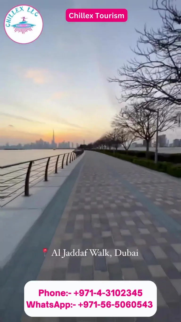 Вид на Ал Йаддаф Масине Усантпосу Туауион — маршрут по знаковым местам Дубая.