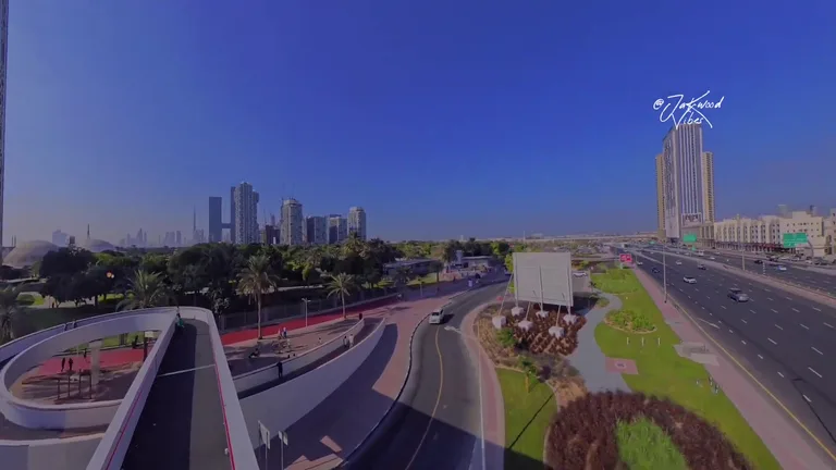 Вид на Забеел Паск — маршрут по знаковым местам Дубая.