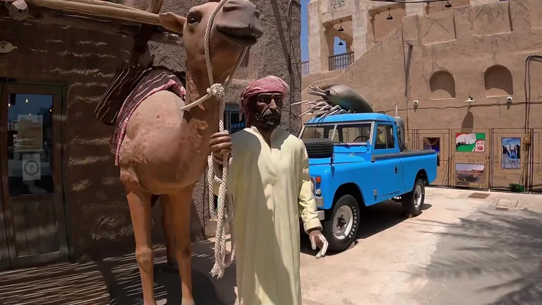 Вид на Ал Тееф — маршрут по знаковым местам Дубая.