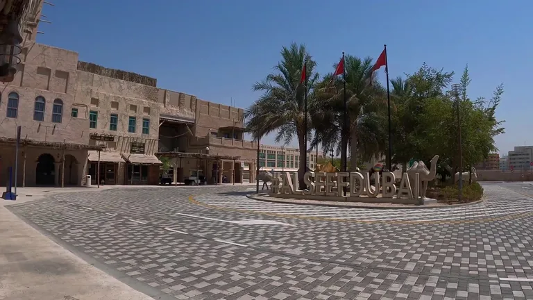 Вид на Ал Тееф — маршрут по знаковым местам Дубая.